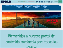 Tablet Screenshot of elparquedelosdibujos.com